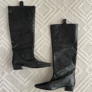 BY FAR leather boots
